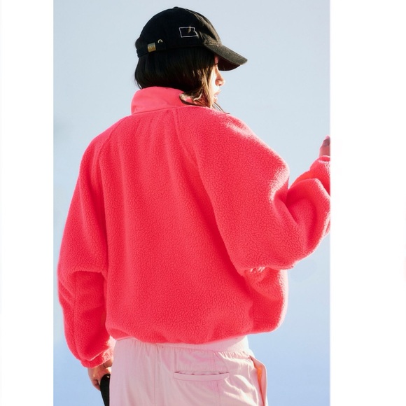 FP Movement Hit the Slopes Fleece Jacket Neon Pink - Picture 3 of 7